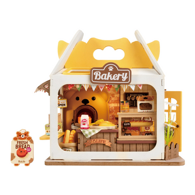 ROBOTIME Teddy's Breadbox DIY Miniature House Kit