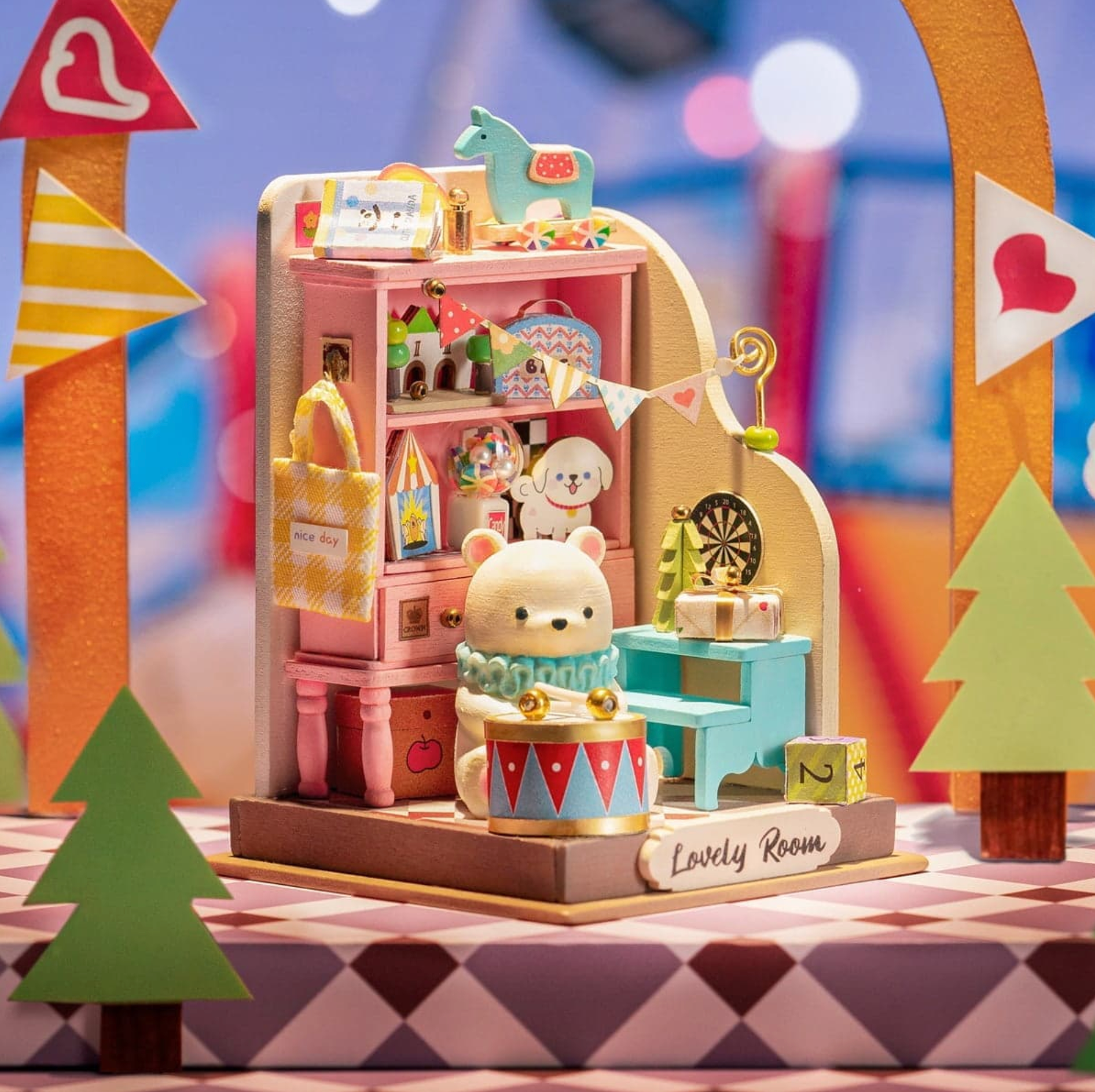 ROBOTIME Rolife Childhood Toy House