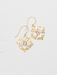 Holly Yashi Elizabeth Medallion Earrings - Opal and Gold
