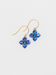 Holly Yashi Petite Fleur Earrings - Sapphire Blue