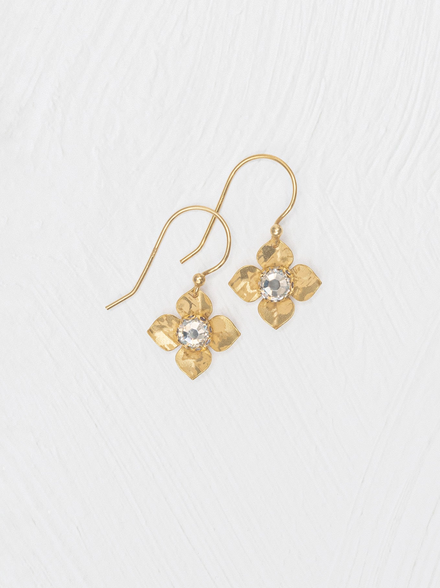 Holly Yashi Petite Fleur Earrings - Gold