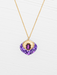 Holly Yashi Arabella Pendant Necklace - Royal Purple