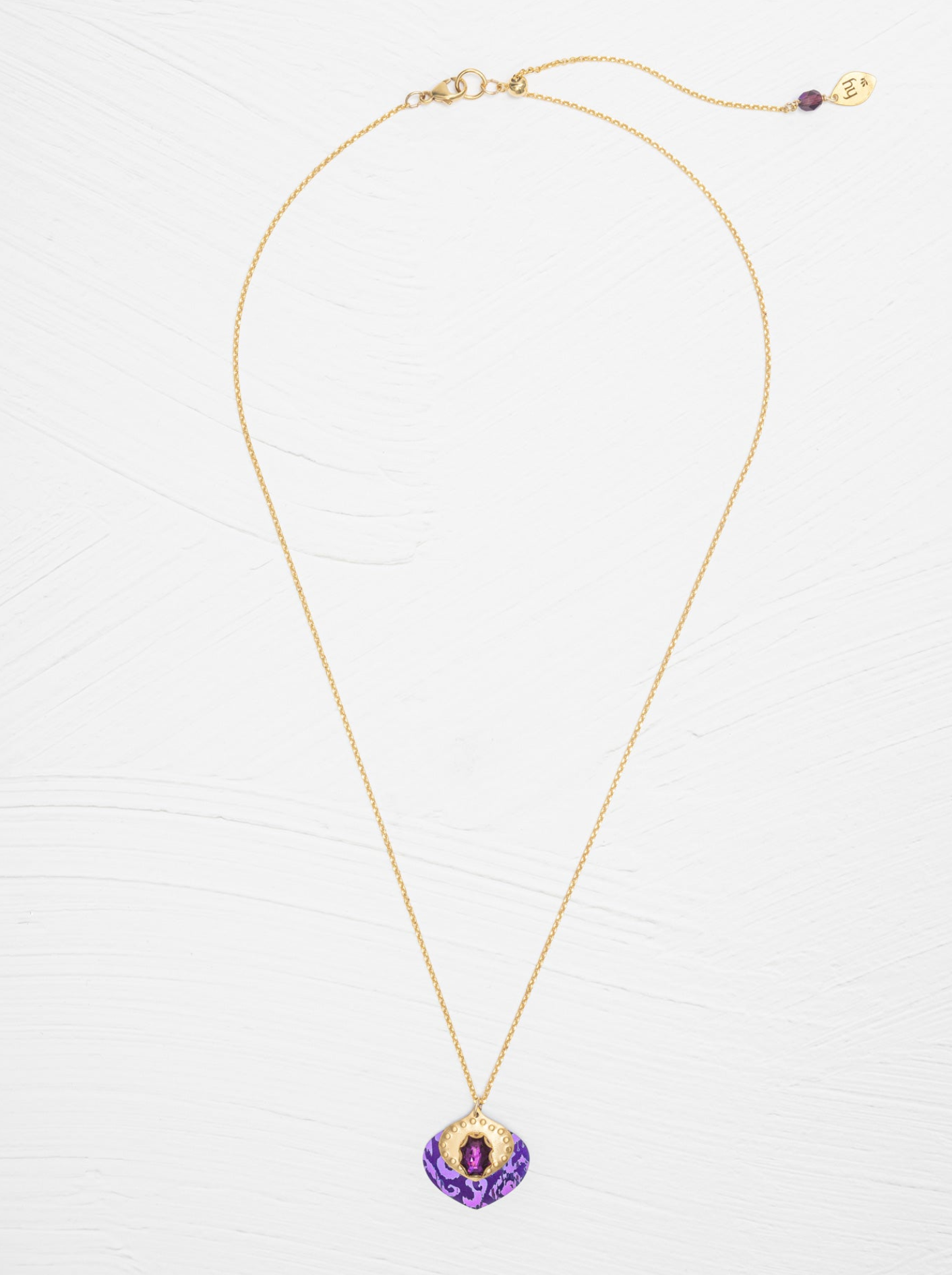 Holly Yashi Arabella Pendant Necklace - Royal Purple