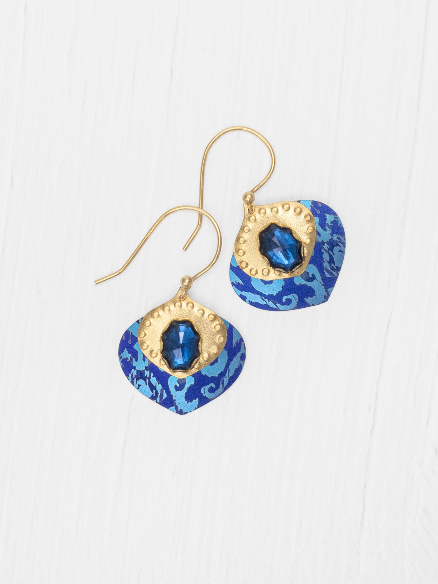 Holly Yashi Arabella Earrings - Sapphire Blue