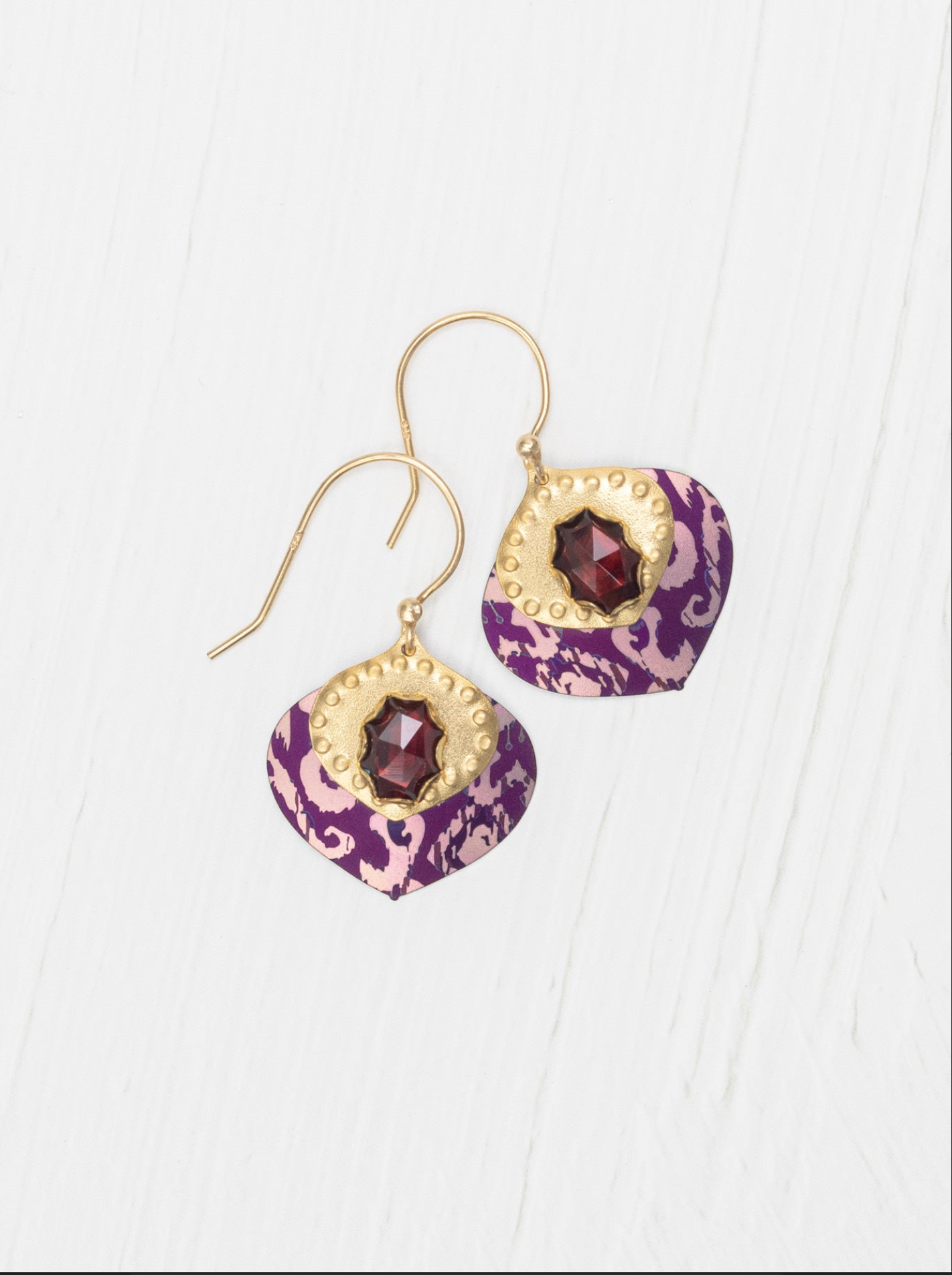 Holly Yashi Arabella Earrings - Vintage Burgundy