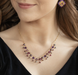 Holly Yashi Soiree Elegance Necklace - Royal Purple