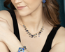 Holly Yashi Soiree Elegance Necklace - Dark Indigo