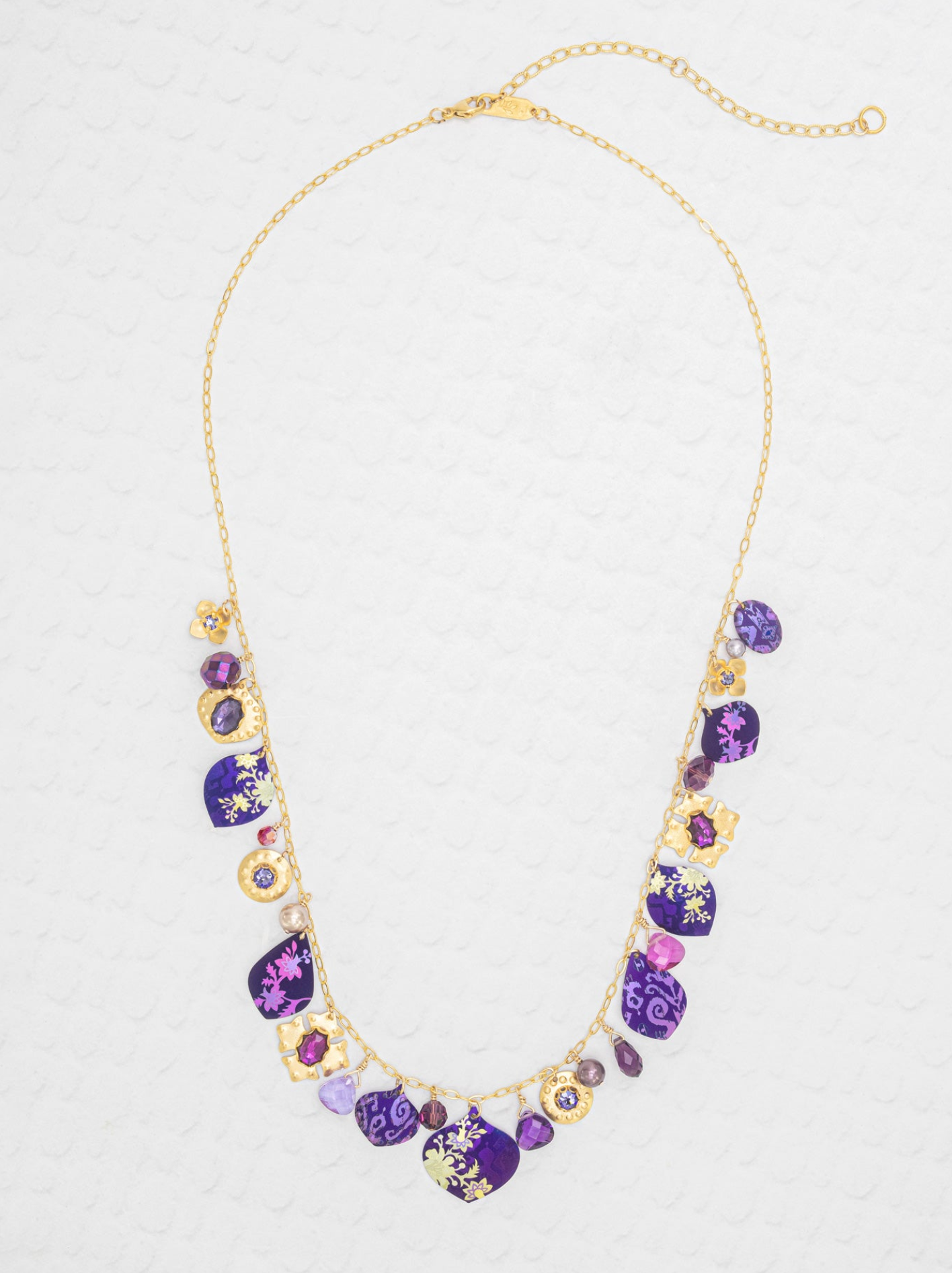 Holly Yashi Alexandria Necklace - Royal Purple