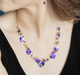 Holly Yashi Alexandria Necklace - Royal Purple