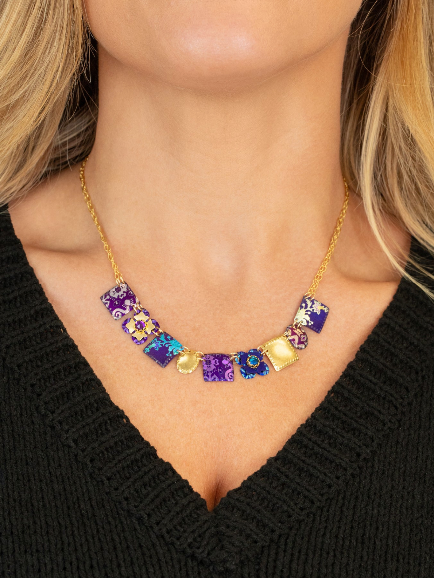 Holly Yashi Eliza Tiled Necklace - Multicolored