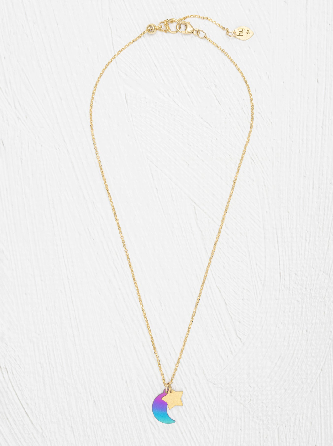 Holly Yashi Star and Moon Necklace for Kids - Calypso