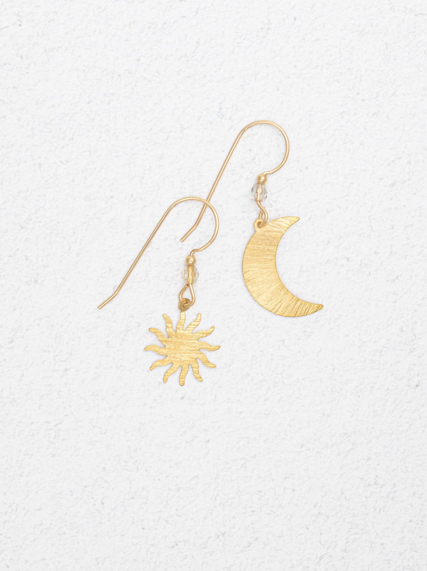 Holly Yashi Sun and Moon Earrings - Gold