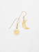 Holly Yashi Sun and Moon Earrings - Gold