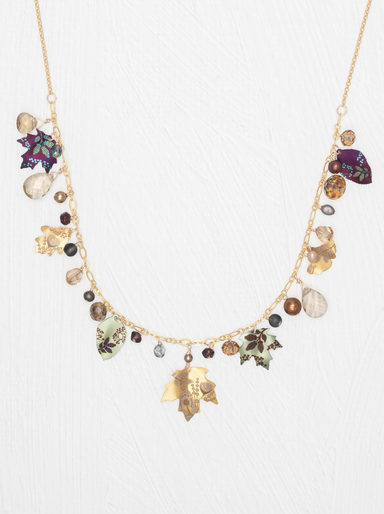 Holly Yashi Falling Leaves Necklace - Autumn Harvest