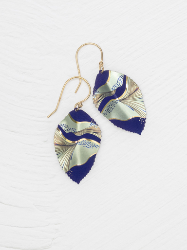 Holly Yashi Eccentric Elm Earrings - Indigo