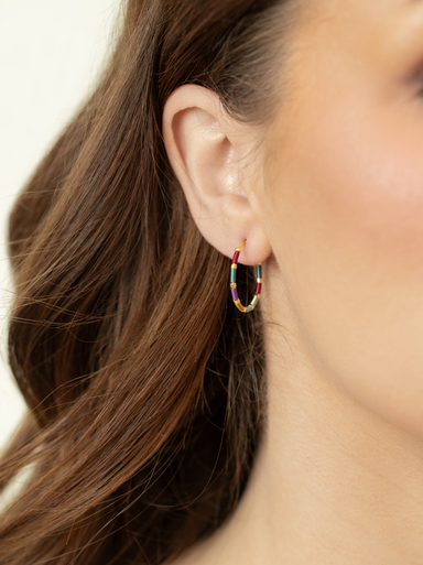HOLLY YASHI Sierra Hoop Earrings - Multicolor
