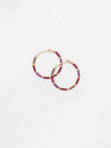 HOLLY YASHI Sierra Hoop Earrings - Rogue