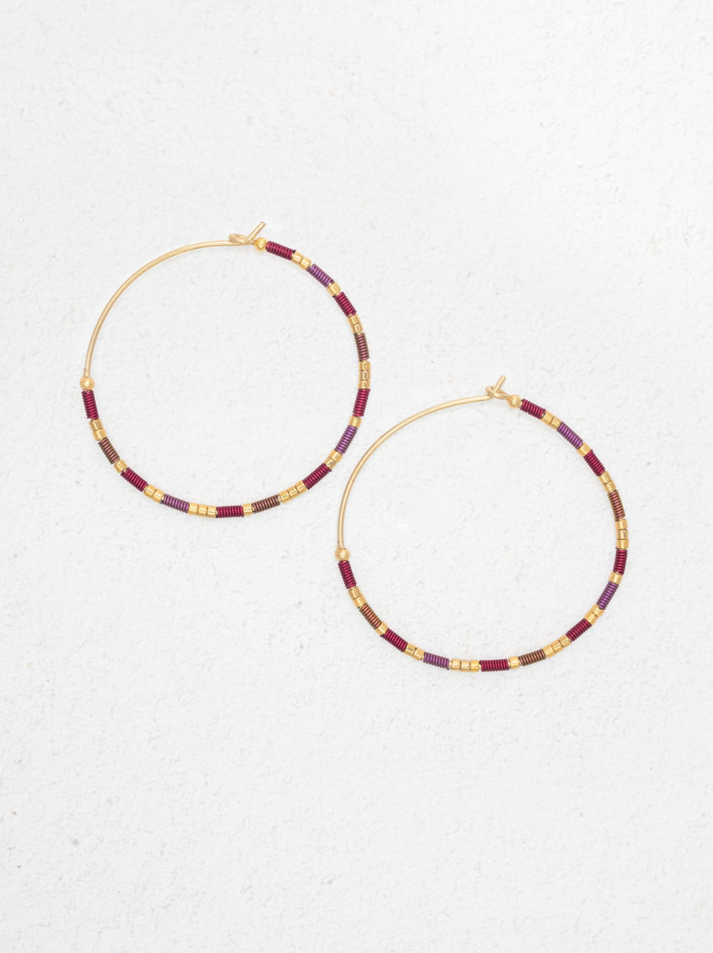 HOLLY YASHI Sierra Large Hoop Earrings - Rogue