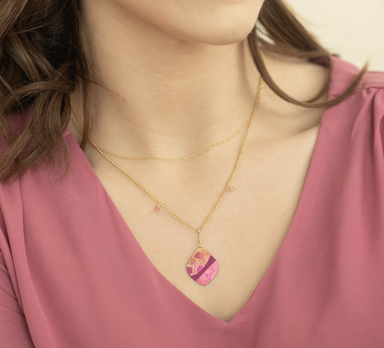 Holly Yashi Special Edition Lani Necklace - Pink