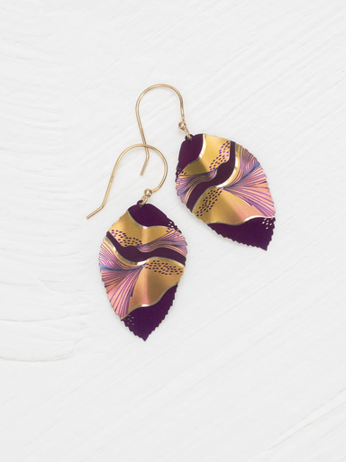 Holly Yashi Eccentric Elm Earrings - Amber