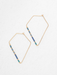 HOLLY YASHI Anza Earrings - Blue and Gold