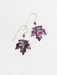 HOLLY YASHI Blooming Maple Earrings - Plum Berry