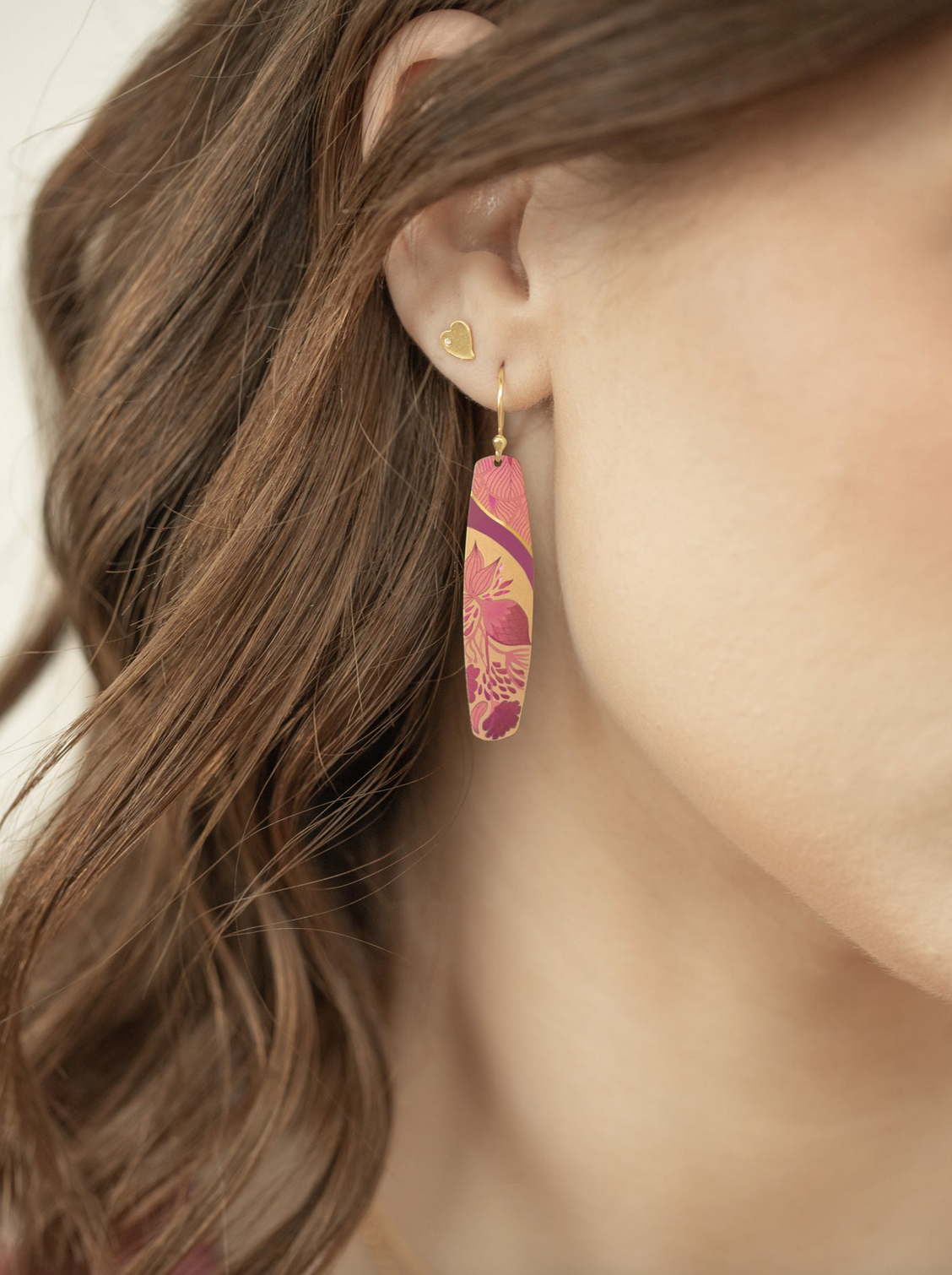 Holly Yashi Special Edition Malia Earrings Pink