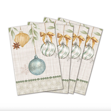 Peace on Earth Cotton Napkins - Set of 4