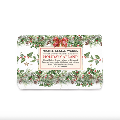 Holiday Garland Medium Bath Soap Bar