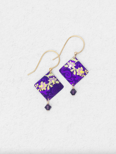 Holly Yashi Garden Soiree Earring - Royal Purple
