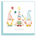 Birthday Gnomes Blank Quilling Card