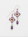 Holly Yashi Octavia Earrings - Royal Purple