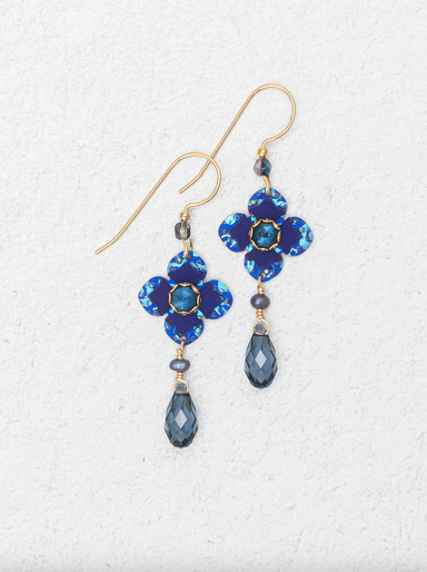 Holly Yashi Octavia Earrings - Sapphire Blue