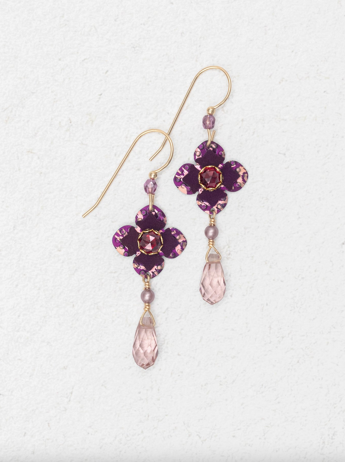 Holly Yashi Octavia Earrings - Vintage Burgundy