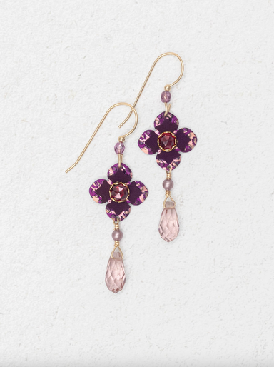 Holly Yashi Octavia Earrings - Vintage Burgundy