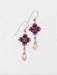 Holly Yashi Octavia Earrings - Vintage Burgundy
