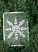 Snowflake on Pine Quilled Gift Enclosure