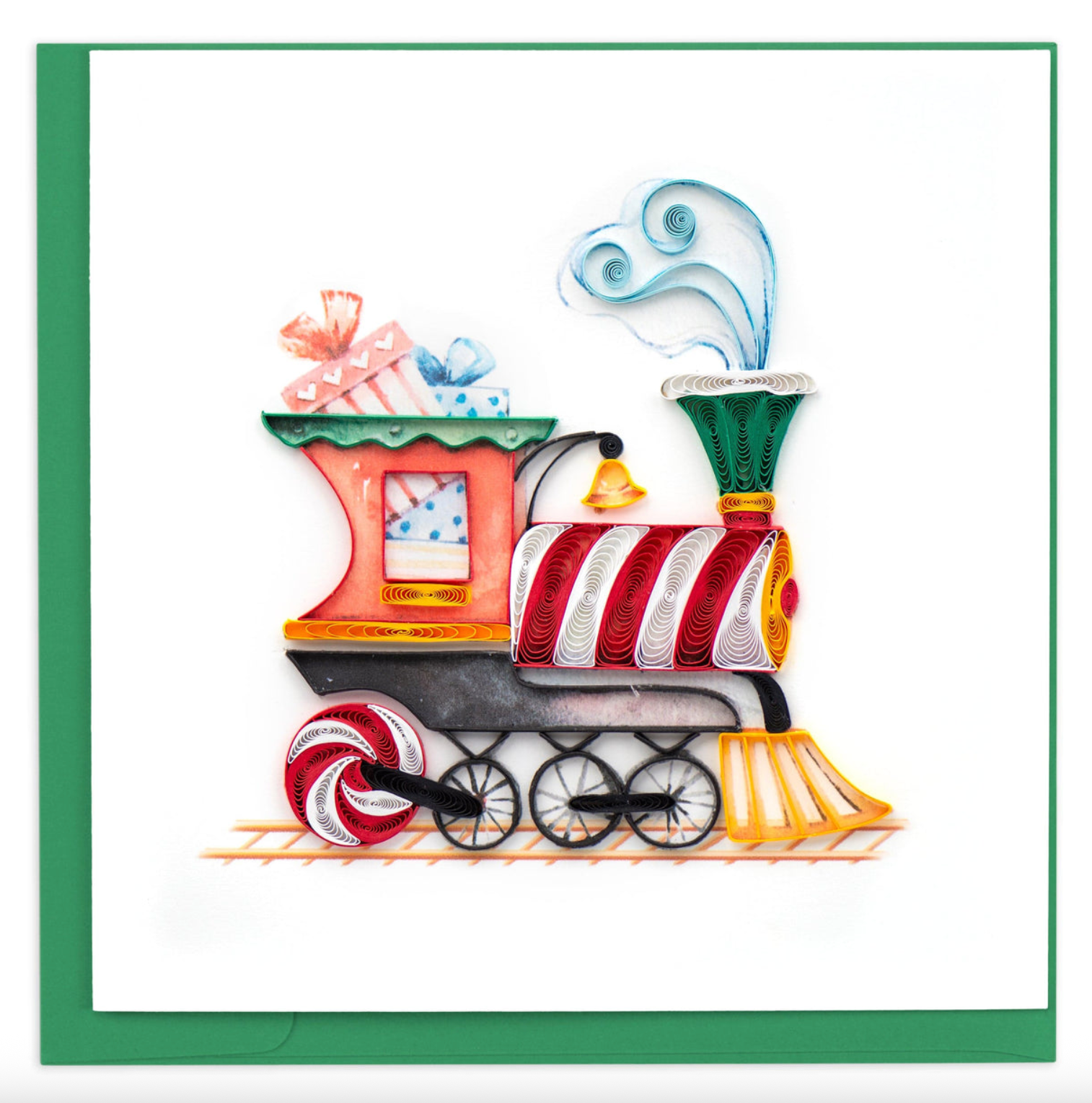 Christmas Train Blank Quilling Card