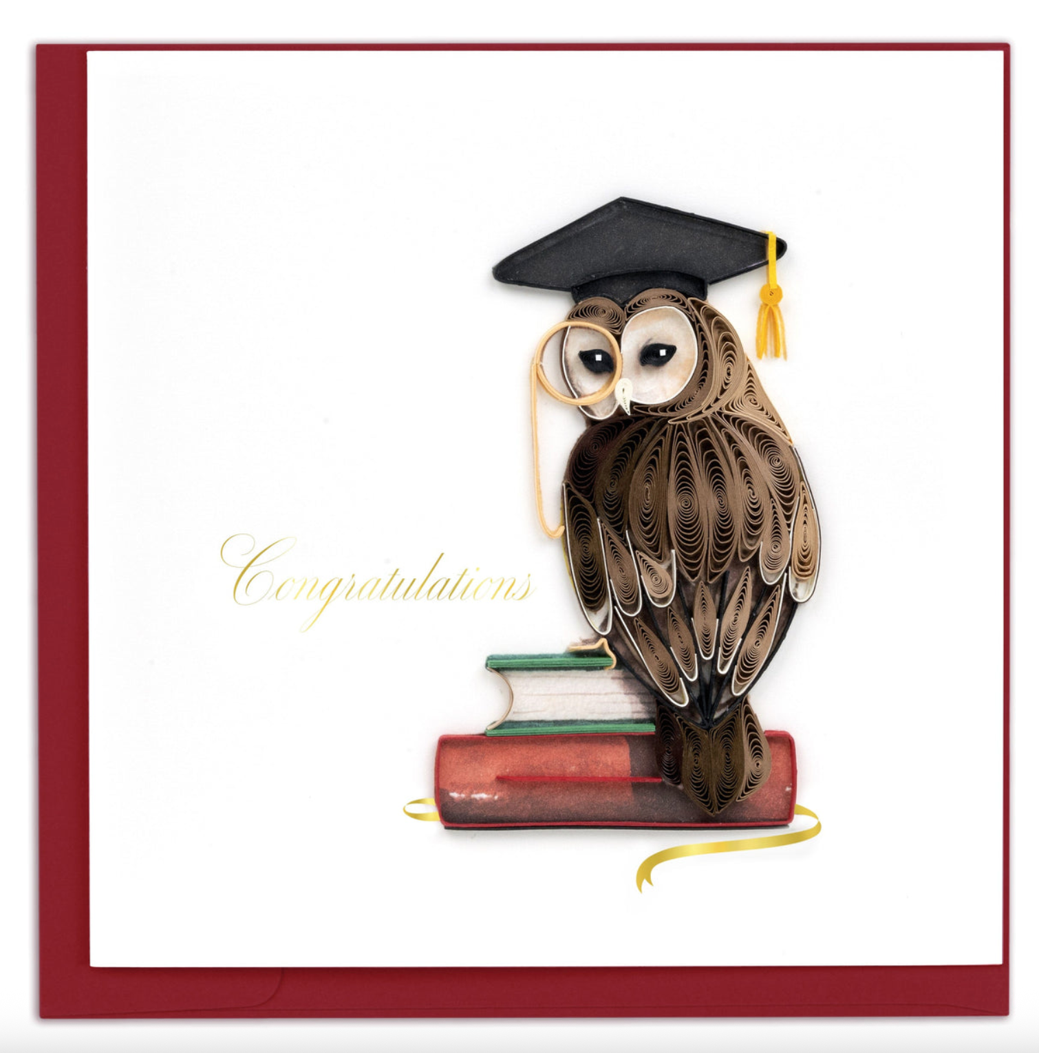 Graduation Owl Blank Quilling Card