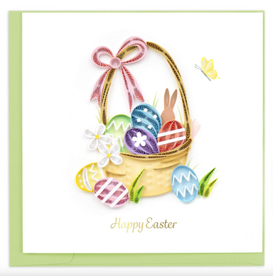 Easter Basket Blank Quilling Card