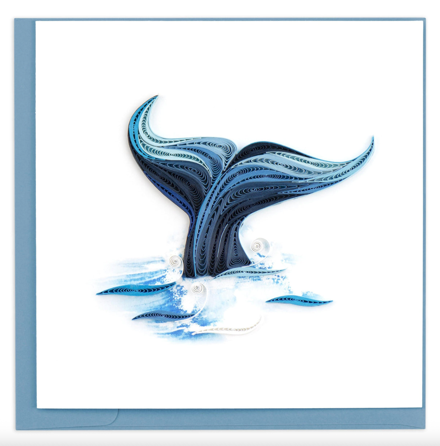 Whale Tail Quilling Card