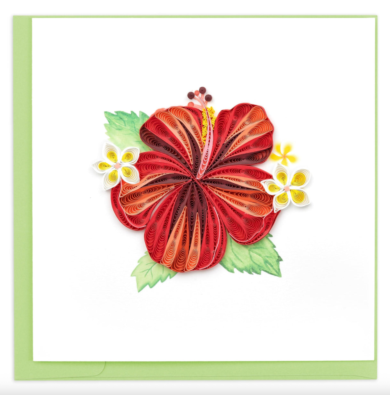 Hibiscus Blank Quilling Card