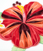 Hibiscus Blank Quilling Card