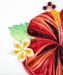 Hibiscus Blank Quilling Card
