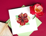 Hibiscus Blank Quilling Card