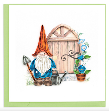 Garden Gnome Blank Quilling Card