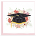 Floral Mortarboard Blank Quilling Card
