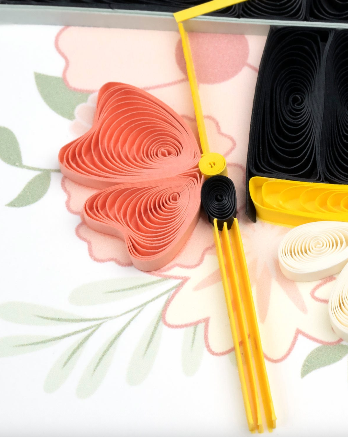 Floral Mortarboard Blank Quilling Card