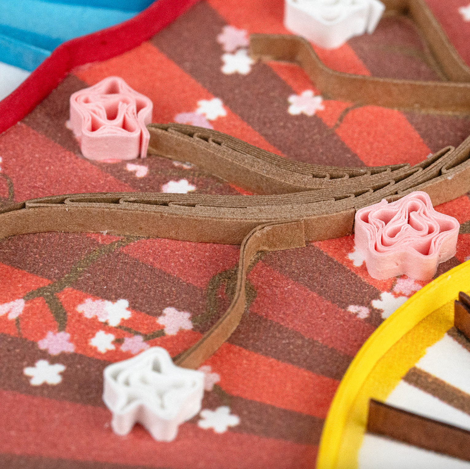 Decorative Fans Blank Quilling Card