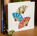 Decorative Fans Blank Quilling Card